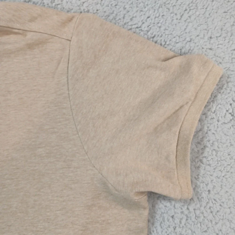 U.S. Polo ASSN Polo Shirt Men's 2XL‎ Embroidered Logo Cream Gold Polo Golf